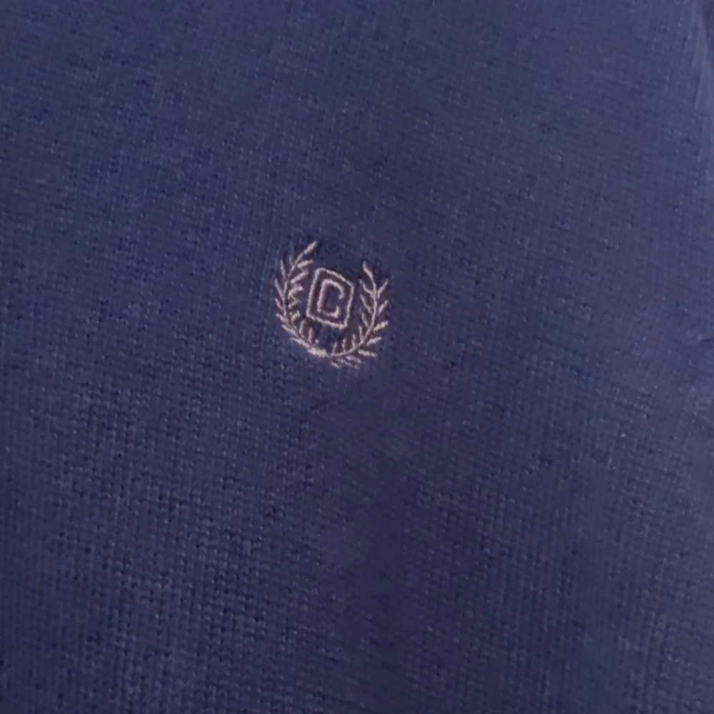 CHAPS Grandpa Sweater Vest Sleeveless Men's Blue Academia Preppy Layer XL